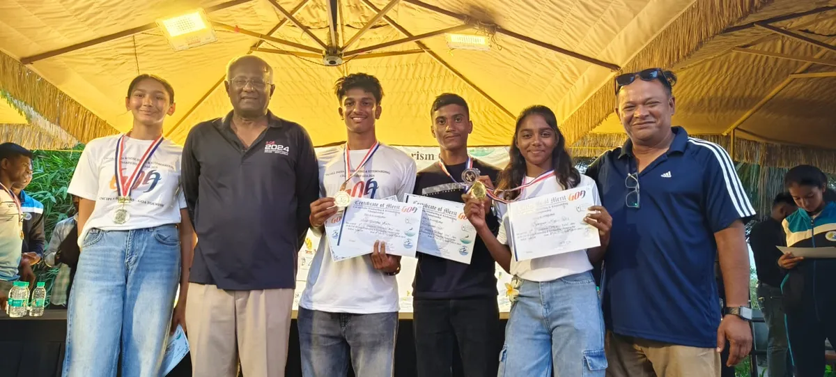 Mumbai Meridians sailors competing on Day 3 Umiam Lake