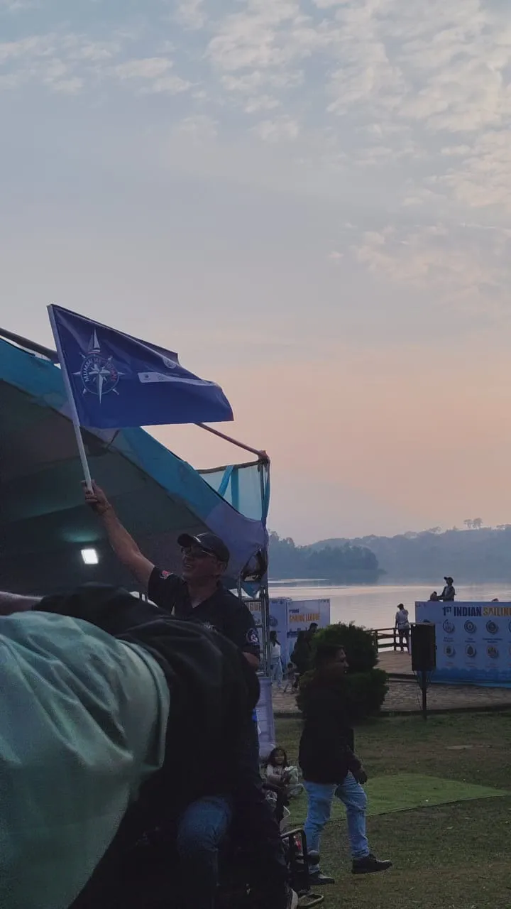 Mumbai Meridians ISL 2026 team on the water Shillong