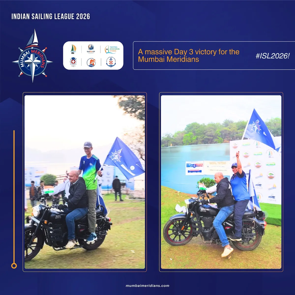 Mumbai Meridians ISL 2026 Day 4 race coverage